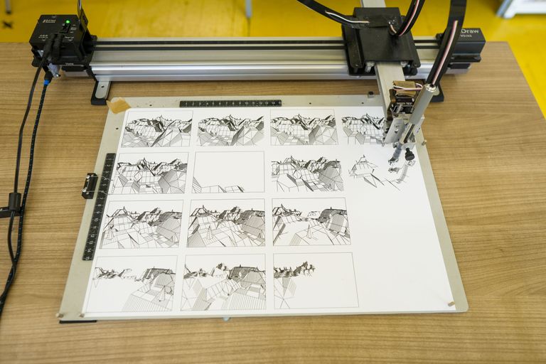 Artwork from project The Drawing Machine